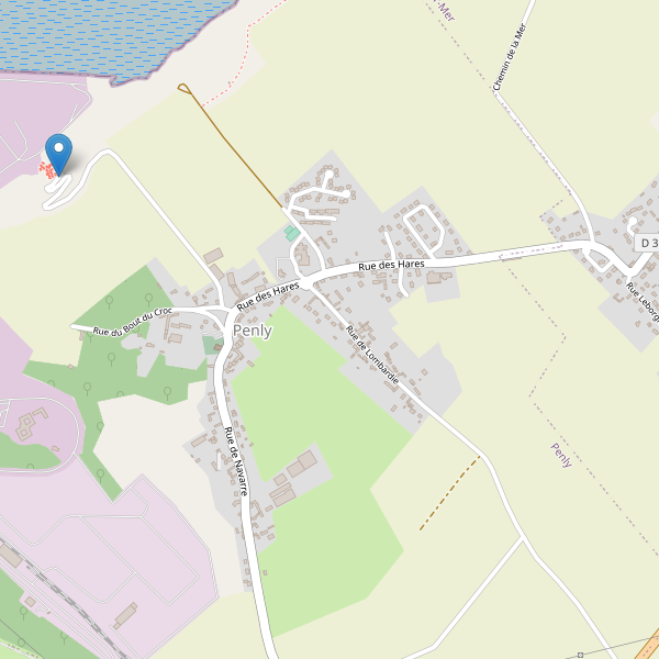 Carte des parkings à Penly Thumbnail