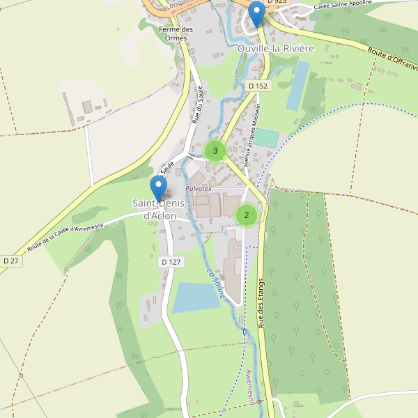 Carte des parkings à Saint-Denis-d'Aclon Thumbnail
