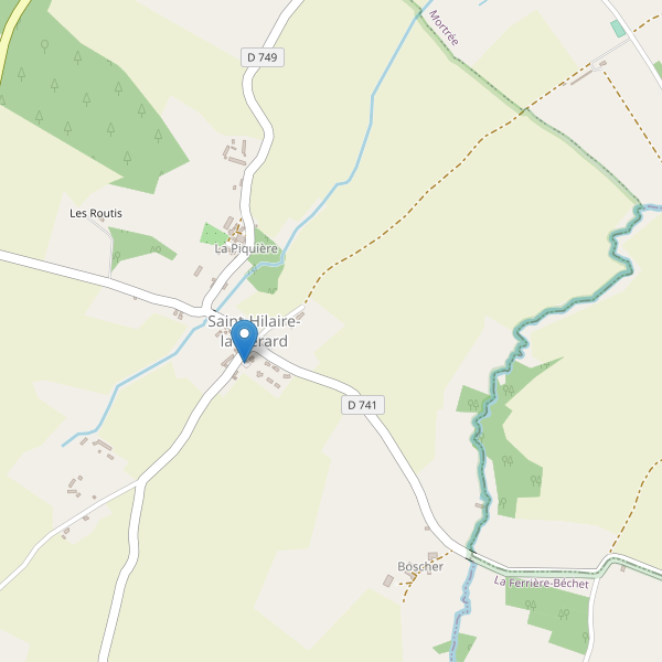 Carte des parkings à Saint-Hilaire-la-Gérard Thumbnail
