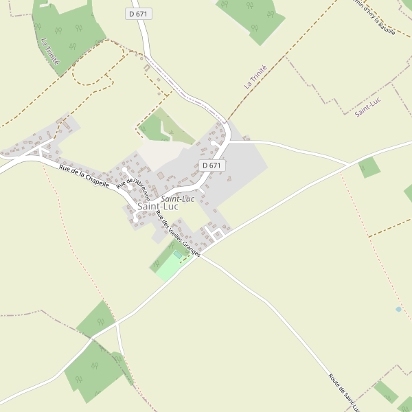 Carte des parkings à Saint-Luc Thumbnail