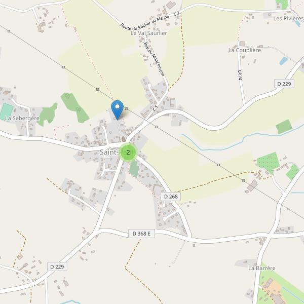 Carte des parkings à Saint-Paul (Orne) Thumbnail
