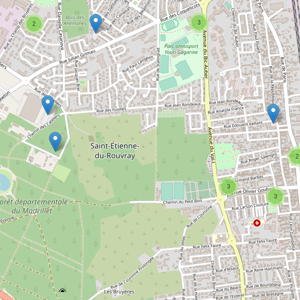 Thumbnail Carte des parkings à Saint-Étienne-du-Rouvray