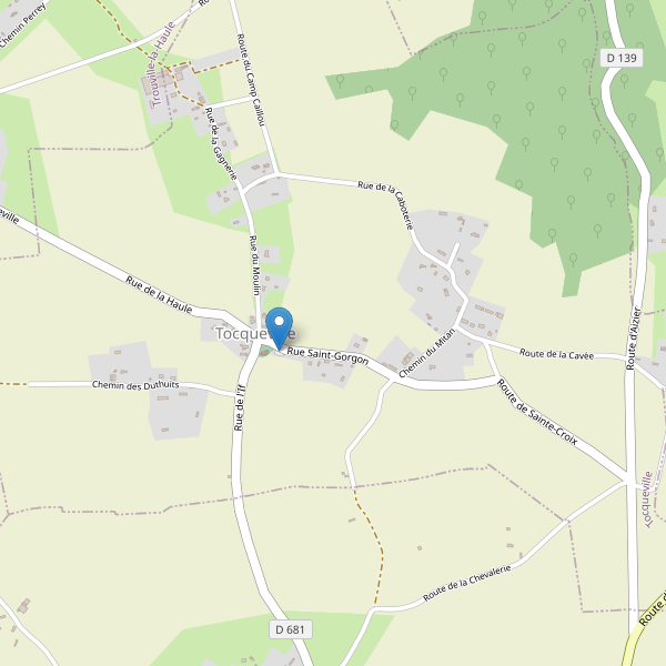 Carte des parkings à Tocqueville (Eure) Thumbnail