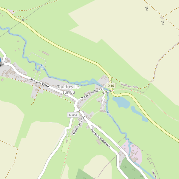 Carte des parkings à Touffreville-sur-Eu Thumbnail