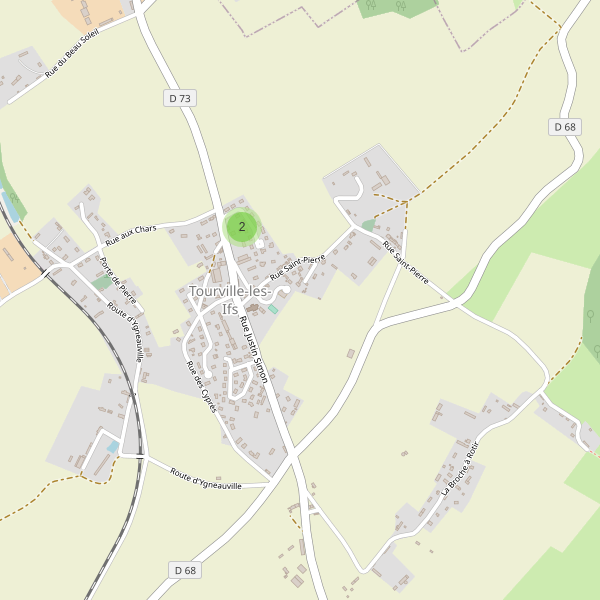 Carte des parkings à Tourville-les-Ifs Thumbnail