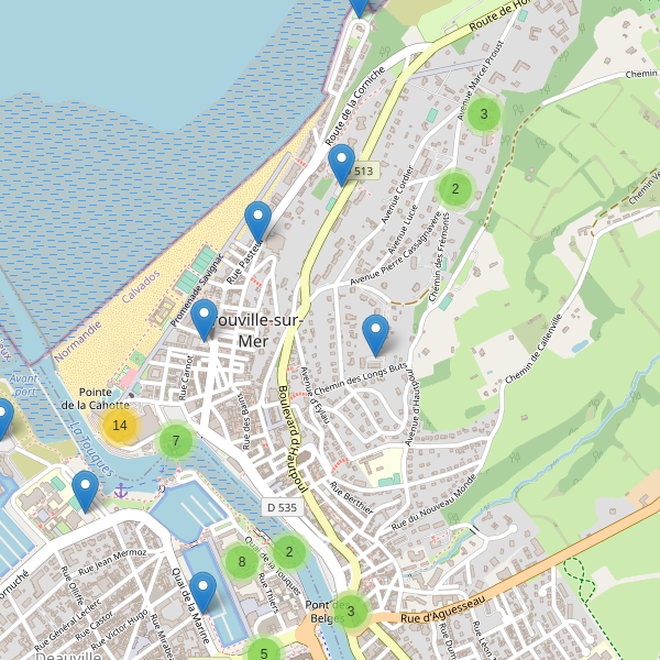 Thumbnail Carte des parkings à Trouville-sur-Mer