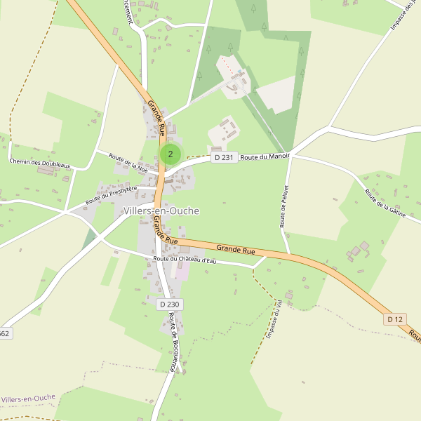 Carte des parkings à Villers-en-Ouche Thumbnail