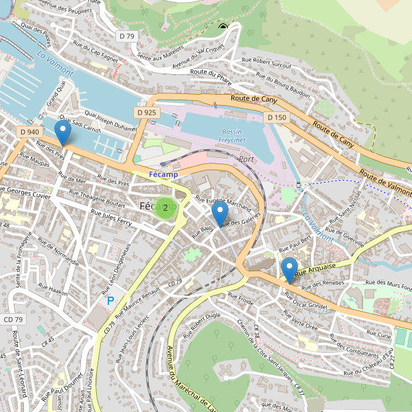 Carte des pharmacies à Fécamp Thumbnail