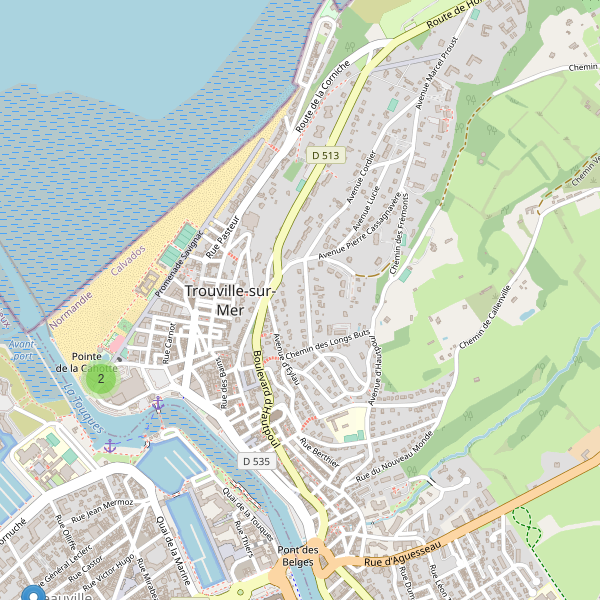 Carte des stationnement-velos à Trouville-sur-Mer Thumbnail