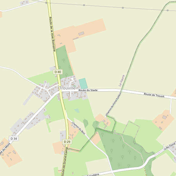 Carte des stationnement-velos à Trouville Thumbnail