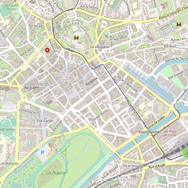 Carte des taxi à Caen Thumbnail