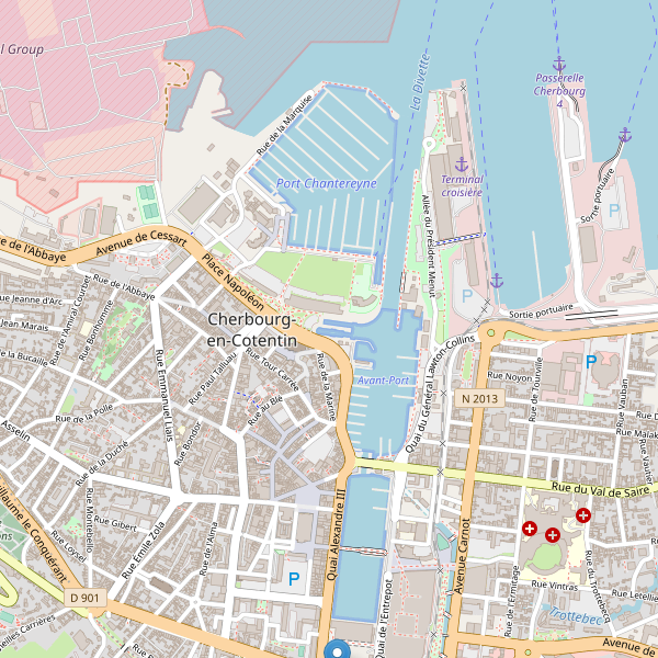 Carte des taxi à Cherbourg-en-Cotentin Thumbnail