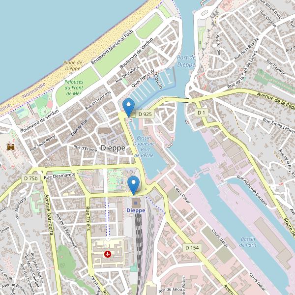 Carte des taxi à Dieppe Thumbnail