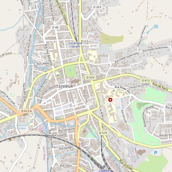 Carte des taxi à Lisieux Thumbnail