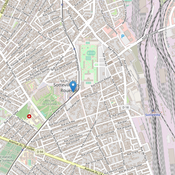 Carte des taxi à Sotteville-lès-Rouen Thumbnail