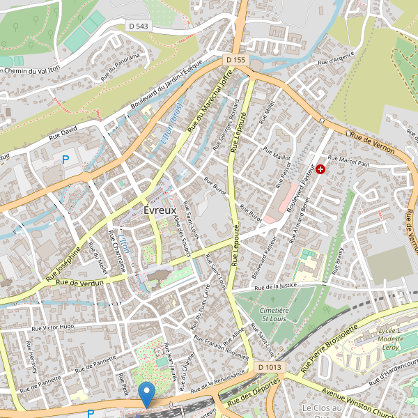 Carte des taxi à Évreux Thumbnail