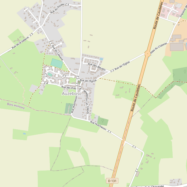 Carte des epiceries à Auzebosc Thumbnail