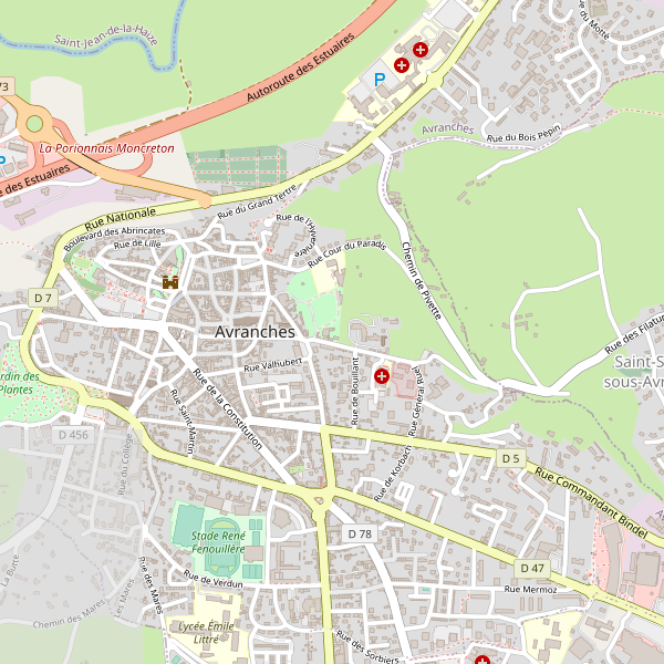 Carte des campings à Avranches Thumbnail