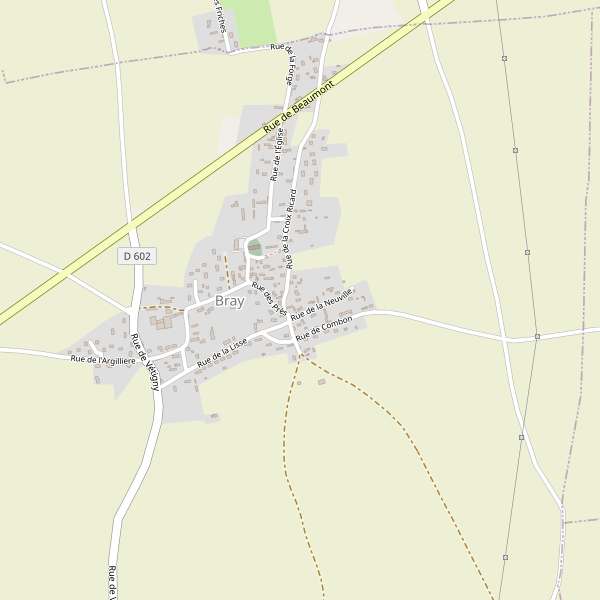 Carte des piscines à Bray (Eure) Thumbnail