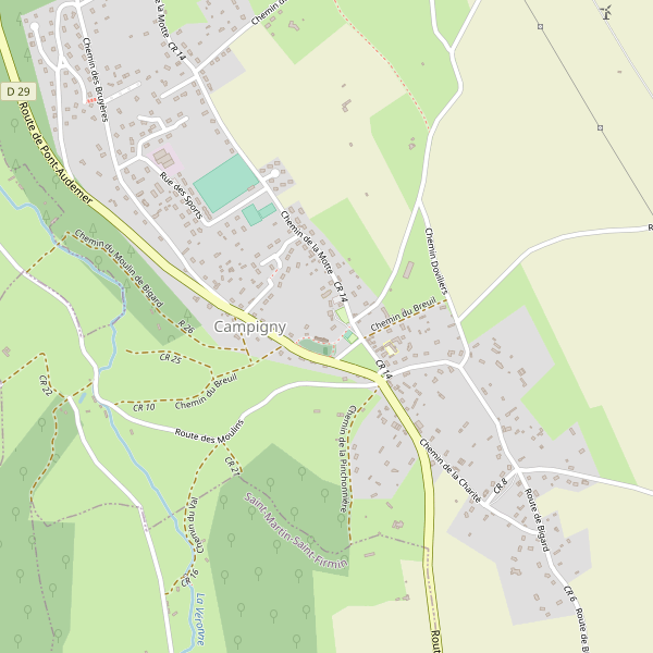 Carte des hotels à Campigny (Eure) Thumbnail