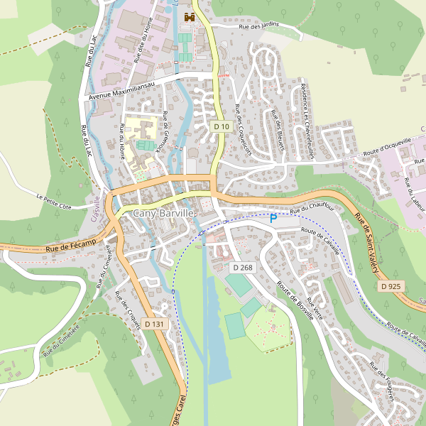 Carte des hotels à Cany-Barville Thumbnail