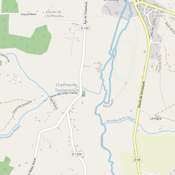 Carte des attractions à Cheffreville-Tonnencourt Thumbnail