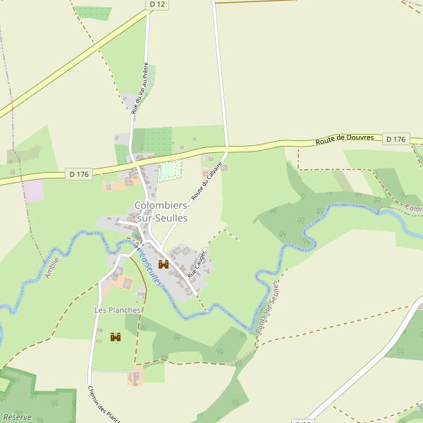 Plan de Colombiers-sur-Seulles Thumbnail