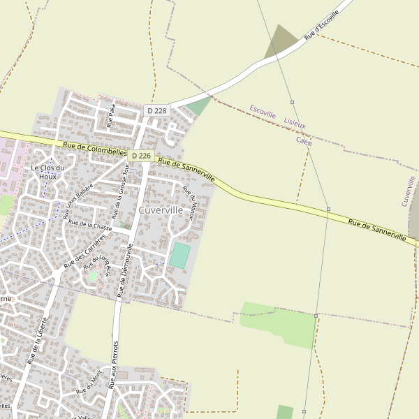 Carte des hotels à Cuverville (Calvados) Thumbnail