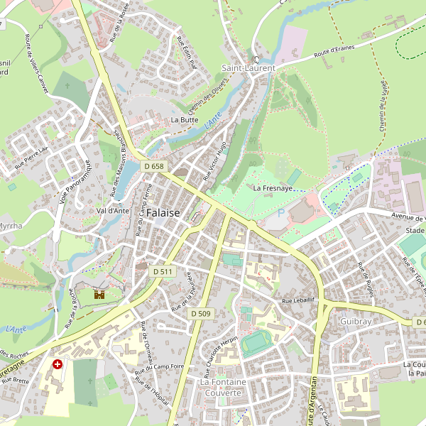 Carte des journaux à Falaise (Calvados) Thumbnail