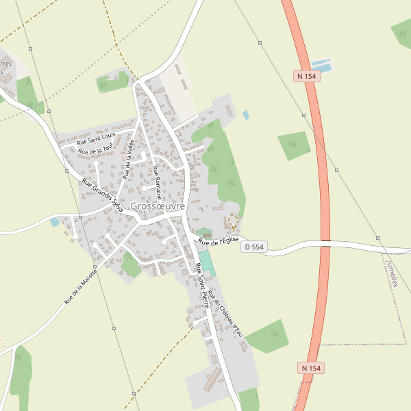 Carte des hotels à Grossœuvre Thumbnail