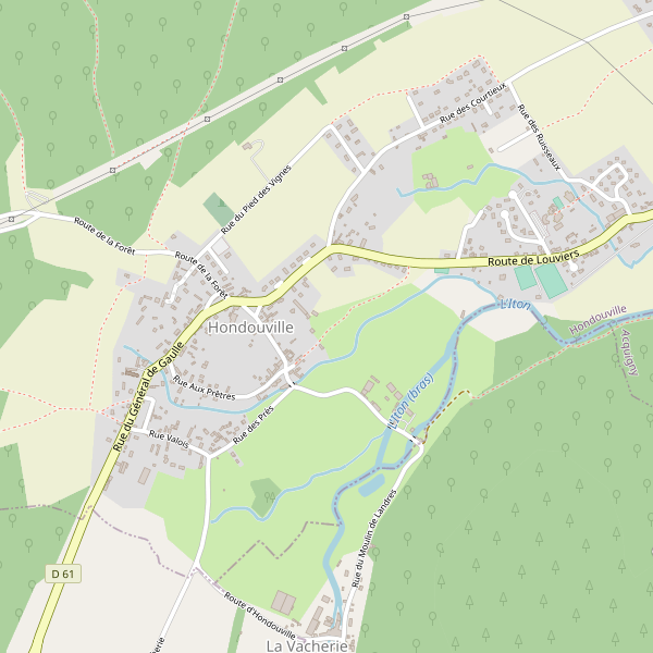 Carte des gymnases à Hondouville Thumbnail