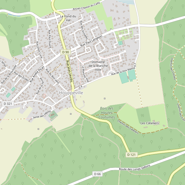 Carte des hotels à Houppeville Thumbnail