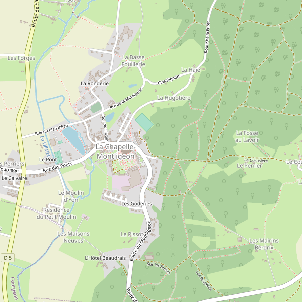 Carte des poissonneries à La Chapelle-Montligeon Thumbnail