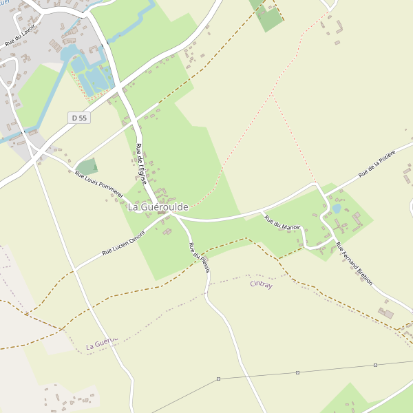 Carte des hotels à La Guéroulde Thumbnail