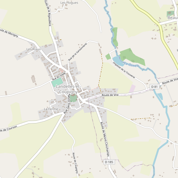 Carte des hotels à Landelles-et-Coupigny Thumbnail