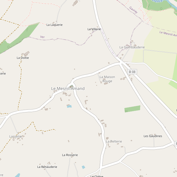 Carte des agences-voyage à Le Mesnil-Amand Thumbnail