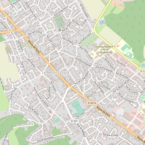 Carte des hotels à Le Mesnil-Esnard Thumbnail