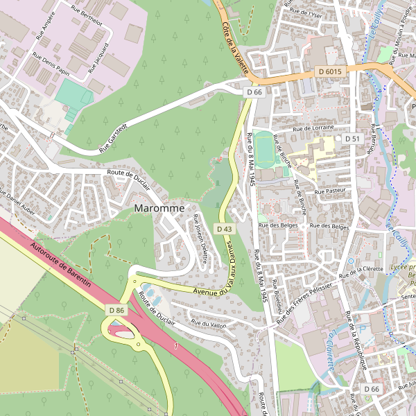 Carte des bureaux-poste à Maromme Thumbnail