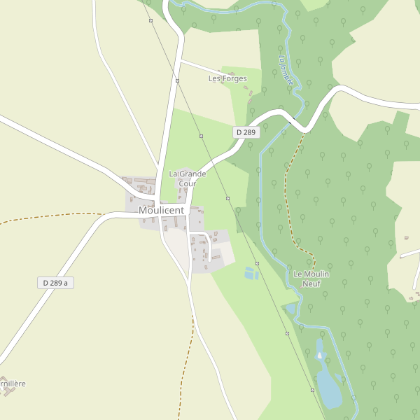 Carte des hotels à Moulicent Thumbnail