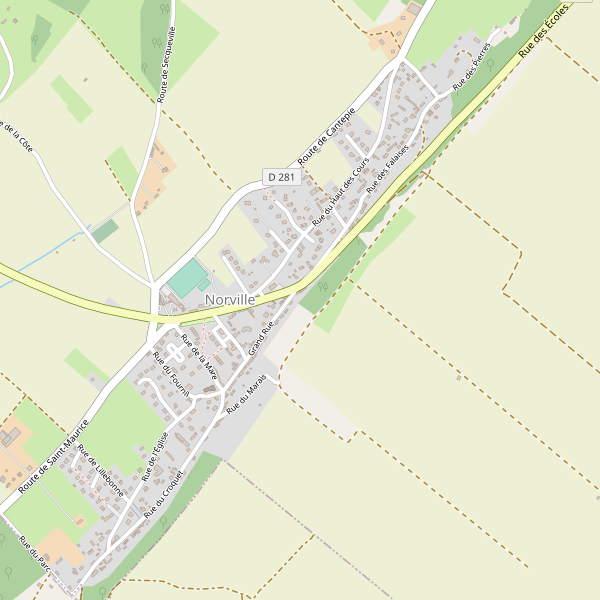 Carte des hotels à Norville Thumbnail