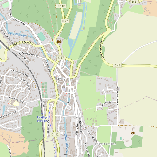 Carte des hotels à Pavilly Thumbnail