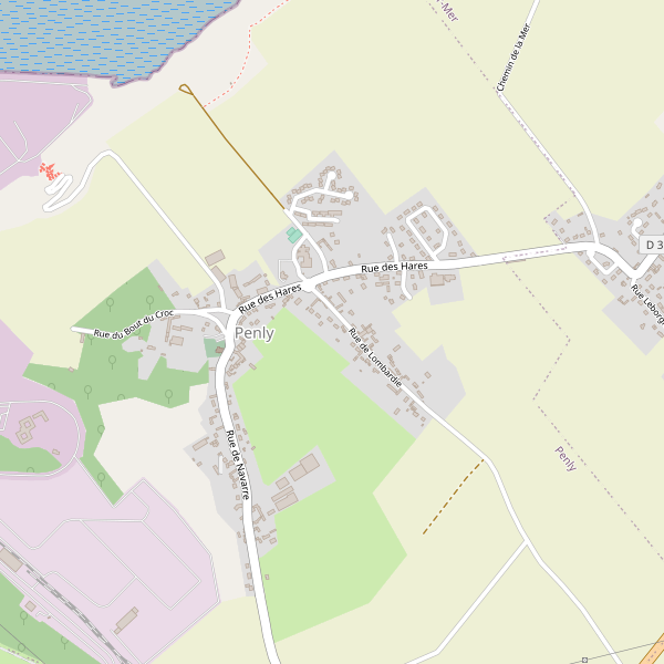 Carte des monuments à Penly Thumbnail