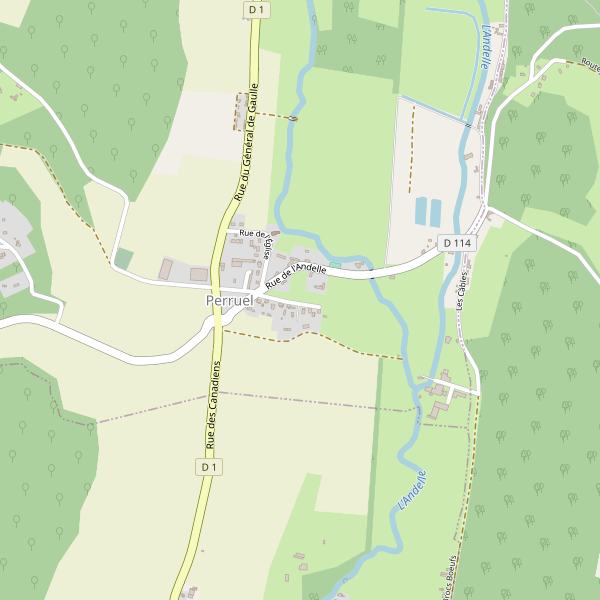 Carte des hotels à Perruel Thumbnail