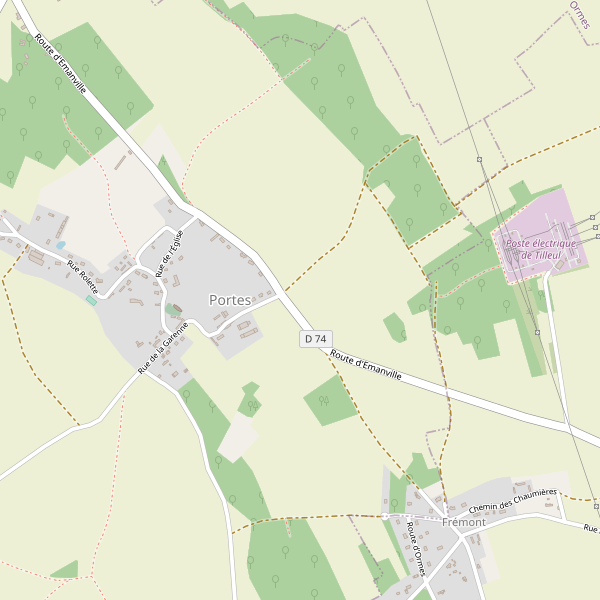 Carte des location-voiture à Portes (Eure) Thumbnail