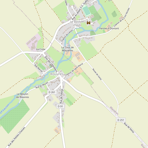 Carte des terminals-ferry à Rouvres (Calvados) Thumbnail