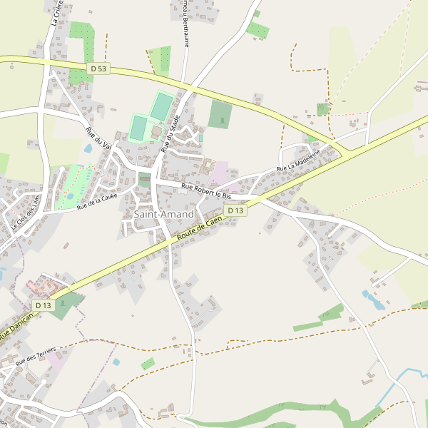 Carte des terminals-ferry à Saint-Amand (Manche) Thumbnail