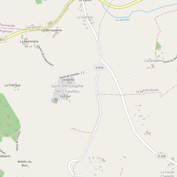 Carte des location-voiture à Saint-Christophe-de-Chaulieu Thumbnail