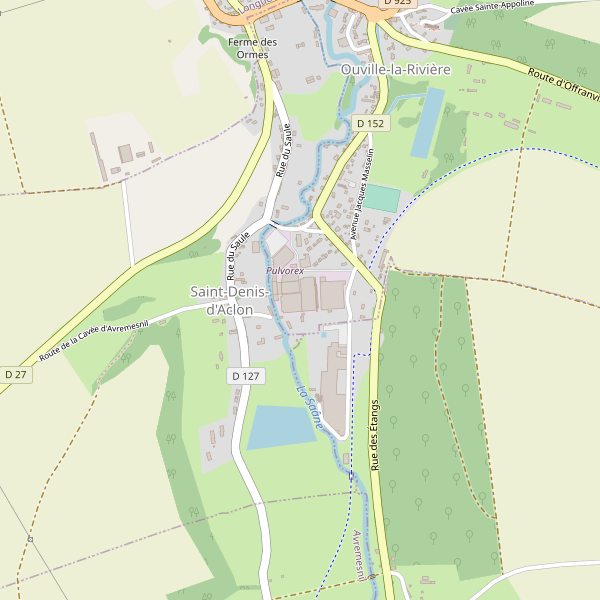 Carte des grands-magasins à Saint-Denis-d'Aclon Thumbnail