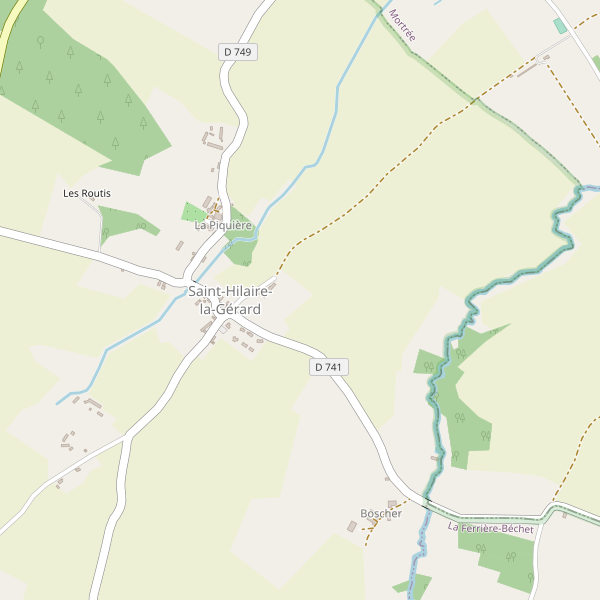 Carte des vetements à Saint-Hilaire-la-Gérard Thumbnail