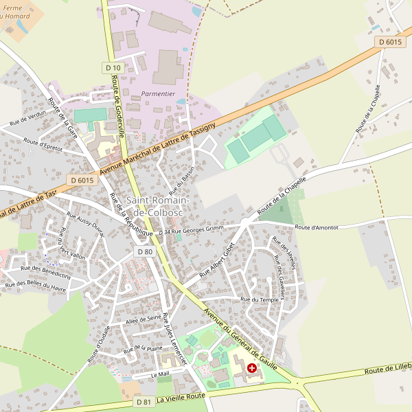 Carte des hotels à Saint-Romain-de-Colbosc Thumbnail